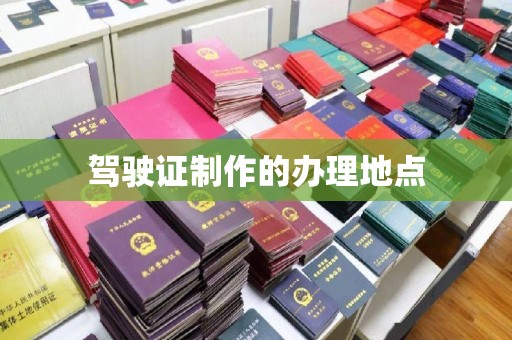 祁阳驾驶证制作的办理地点