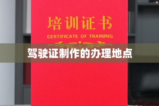 祁阳驾驶证制作的办理地点