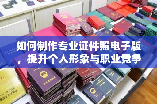 祁阳如何制作专业证件照电子版，提升个人形象与职业竞争力