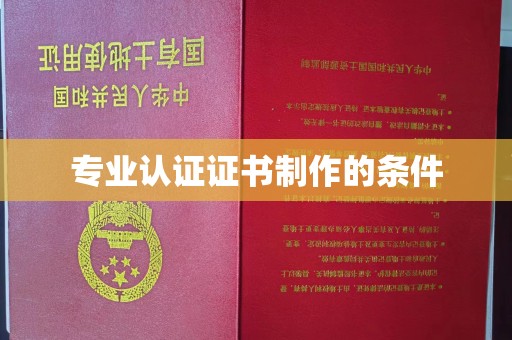 祁阳专业认证证书制作的条件