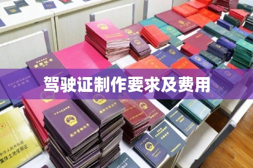 祁阳驾驶证制作要求及费用